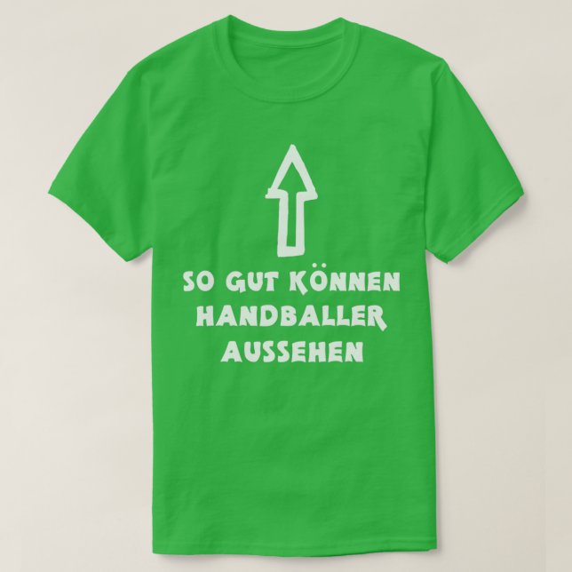 Handball-Spieler Sportball-Team 2 T-Shirt (Design vorne)