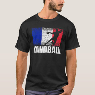 Handball Sport France Flag Französischer Handball T-Shirt