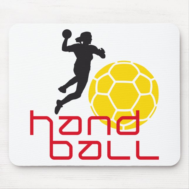 handball woman mousepad (Vorne)