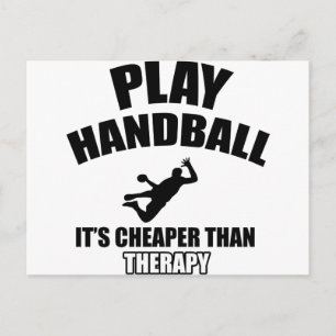 Handballdesigns Postkarte