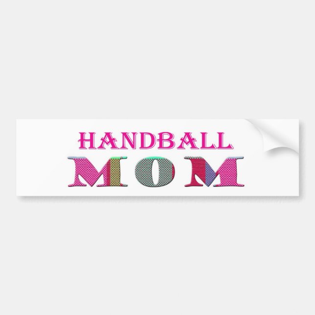 HandballMom Autoaufkleber (Vorne)