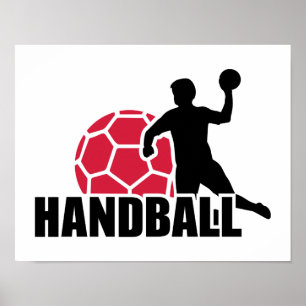 Handballspieler Poster