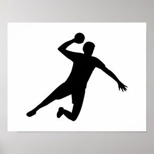 Handballspieler Poster