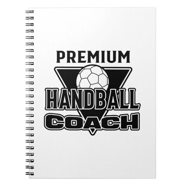 Handballtrainer Notizblock (Vorderseite)
