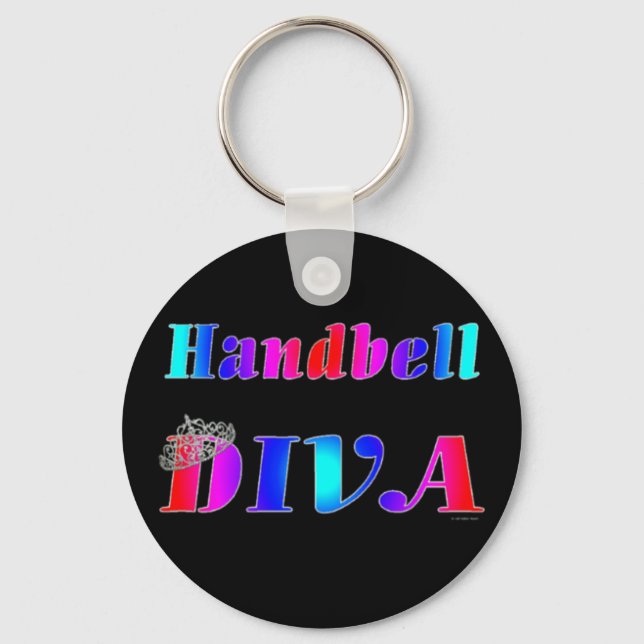 Handbell Diva Schlüsselanhänger (Vorderseite)