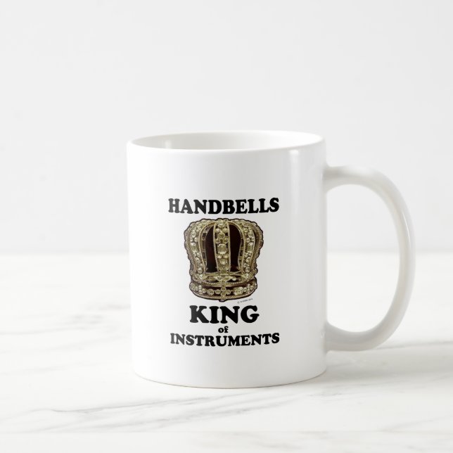 Handbell King of Instruments Kaffeetasse (Rechts)