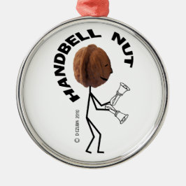 Handbell Nut Silbernes Ornament