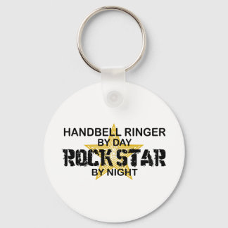 Handbell RInger Rock Star by Night Schlüsselanhänger