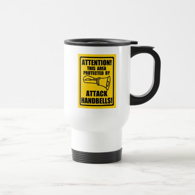 Handbells angreifen Travel Mug Reisebecher (Rechts)
