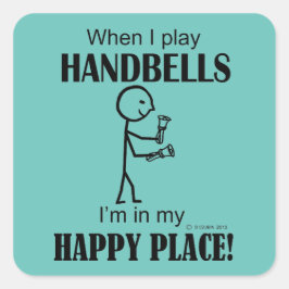 Handbells Happy Place Aufkleber