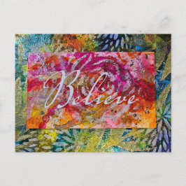 Handbemalte BILIEVE-Kunst Feiertagspostkarte