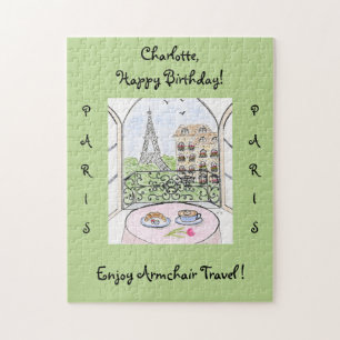 Handbemalter Turm CUSTOMIZE Paris Eiffelturm