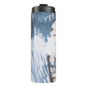 Handbemaltes Design. Einzigartiger künstlerischer  Thermosbecher