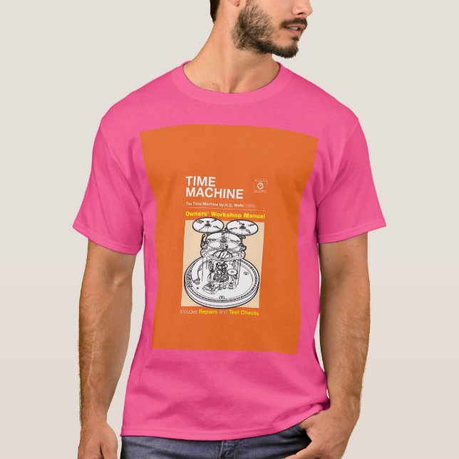 Handbuch der Eigentümer - Hg Wells Time Machine T-Shirt (Vorderseite)