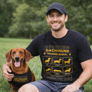 Handbuch für das Training von sturen Dachshunden R T-Shirt