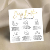 Handbuch für die Anwendung Body Butter Weiß und Go