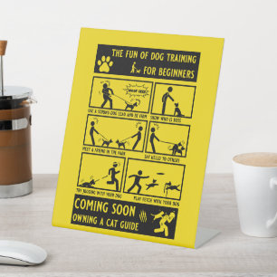 Handbuch zur Schulung von Funny Dog Sockelschild