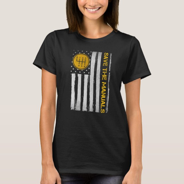Handbücher mit 6 Geschwindigkeiten, Handübertragun T-Shirt (Vorderseite)