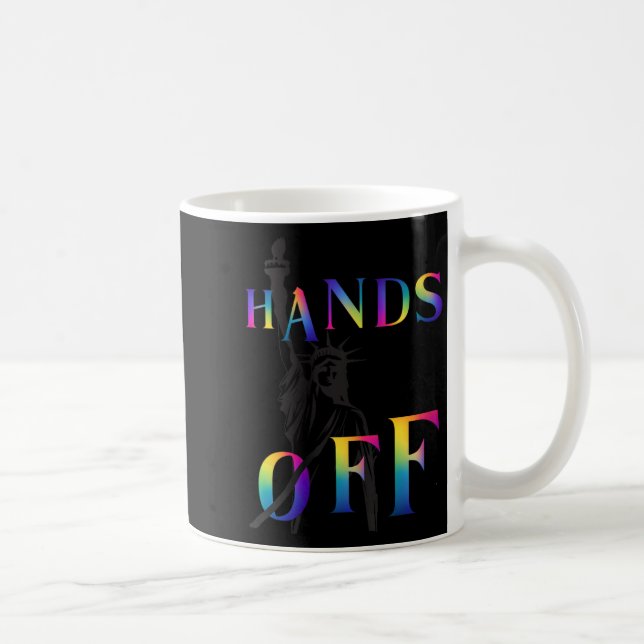 Händchen der Widerstandskraft Regenbogenstatue der Kaffeetasse (Rechts)