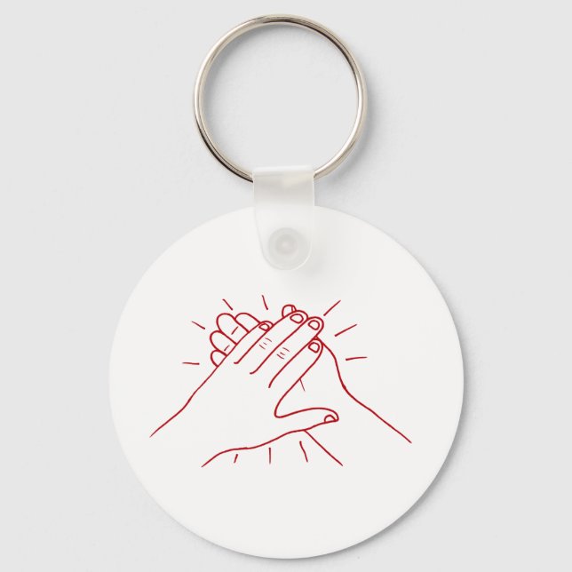 Händchen Schlüsselanhänger (Vorderseite)