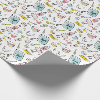 Handdrawn Backen-Muster-Packpapier Geschenkpapier