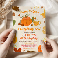 HandDrawn Pumpkin Gewürz und alles Nette Party