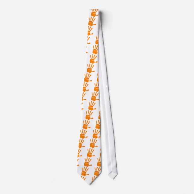 Handdruck Krawatte (Vorderseite)