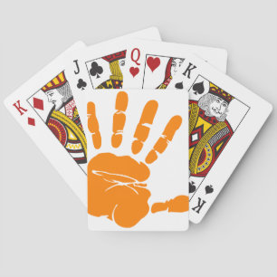 Handdruck Spielkarten
