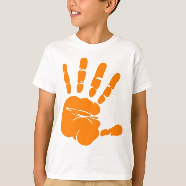 Handdruck T-Shirt (Vorderseite)