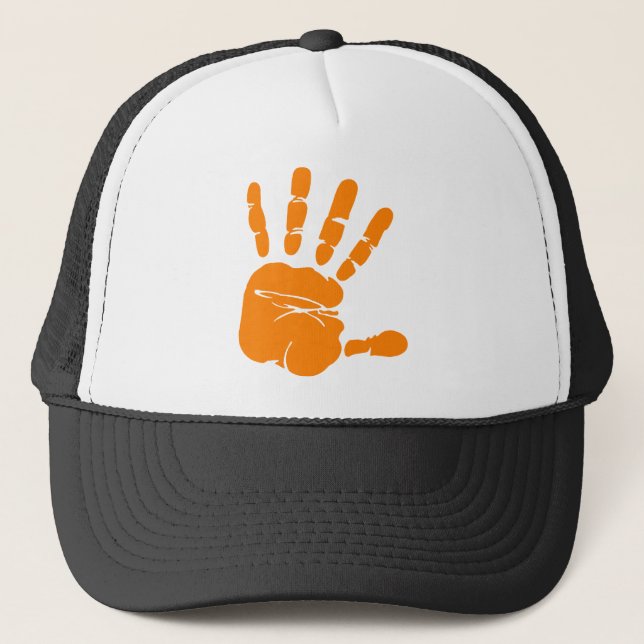 Handdruck Truckerkappe (Vorderseite)