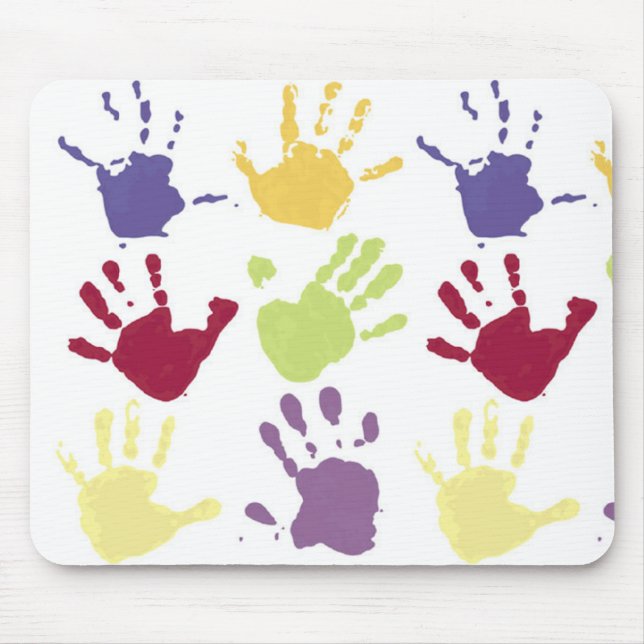 Handdruckmousepe Mousepad (Vorne)