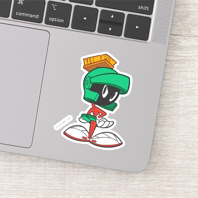 Hände auf Hüften MARVIN THE MARTIAN™ Aufkleber (Detail)