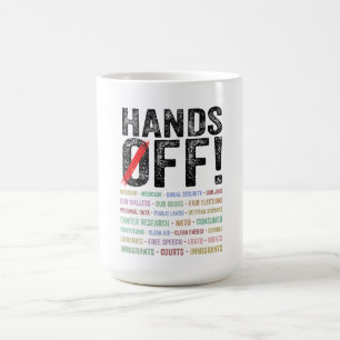Hände aus Protest Kaffeetasse