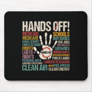 Hände aus Protest Mousepad
