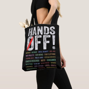 Hände aus Protest Tasche