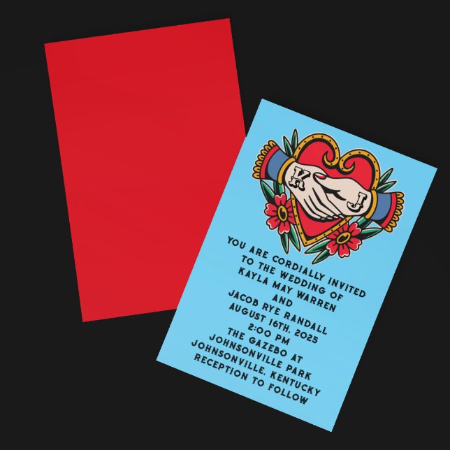 Hände bei Hochzeit in der Ehe Einladung (Von Creator hochgeladen)