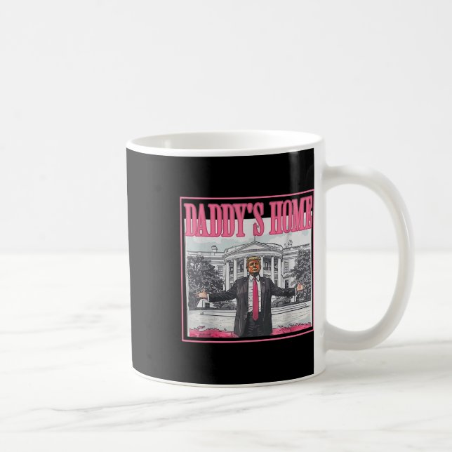 Hände breit vor dem Zuhause Pi des weißen Vaters Kaffeetasse (Rechts)