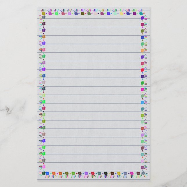 Hände Briefpapier (Vorderseite)