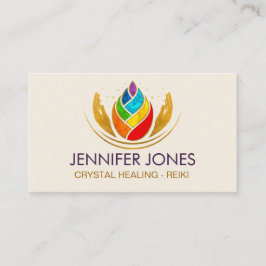 Hände - Chakras - Lotus Petal Visitenkarte