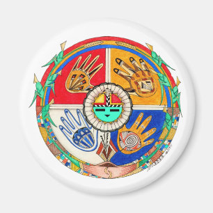 Hände des Zeitmagneten Magnet