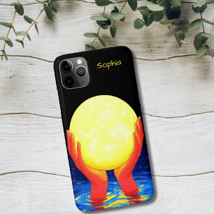 Hände, die den Mond halten Case-Mate iPhone Hülle