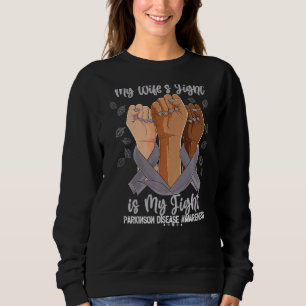Hände Die Kämpfe meiner Ehefrau ist mein Kampf geg Sweatshirt