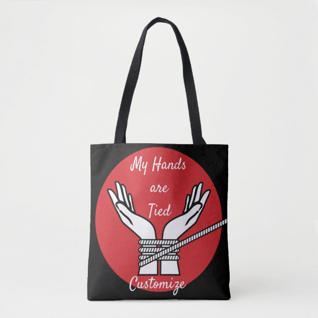Hände getickt Thunder_Cove Tasche (Vorderseite)
