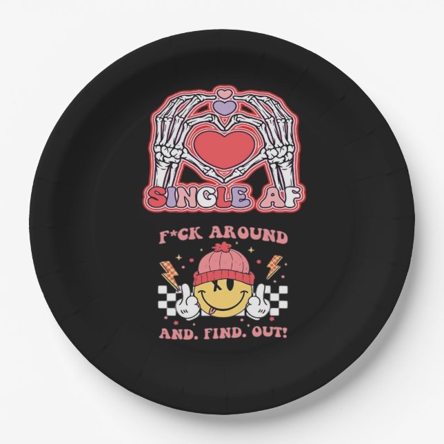 Hände Halloween Funny - Grabby Ghoul Pappteller (Vorderseite)