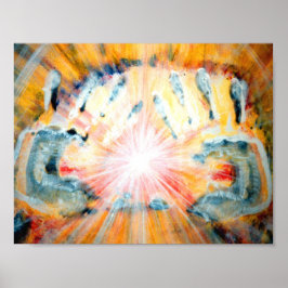 Hände heilen poster