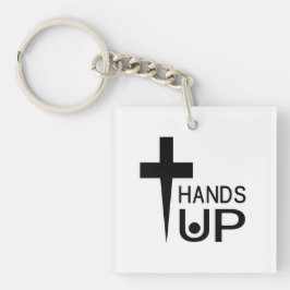 Hände hoch schlüsselanhänger