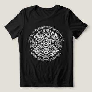 Hände im Schmutz, Kopf in der Sonne, Gardenin Tri-Blend Shirt
