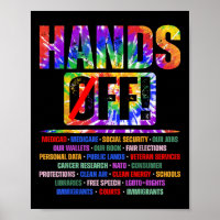 Hände Off Protest Samstag April 5 Männer Frauen 0