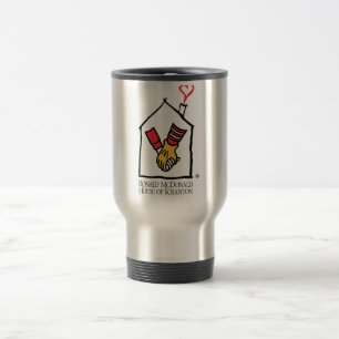 Hände Ronald McDonald Reisebecher