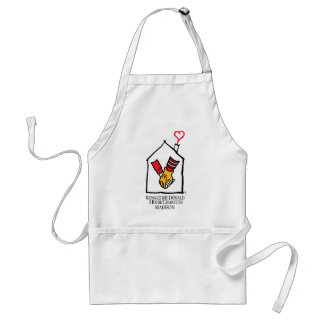 Hände Ronald McDonald Schürze